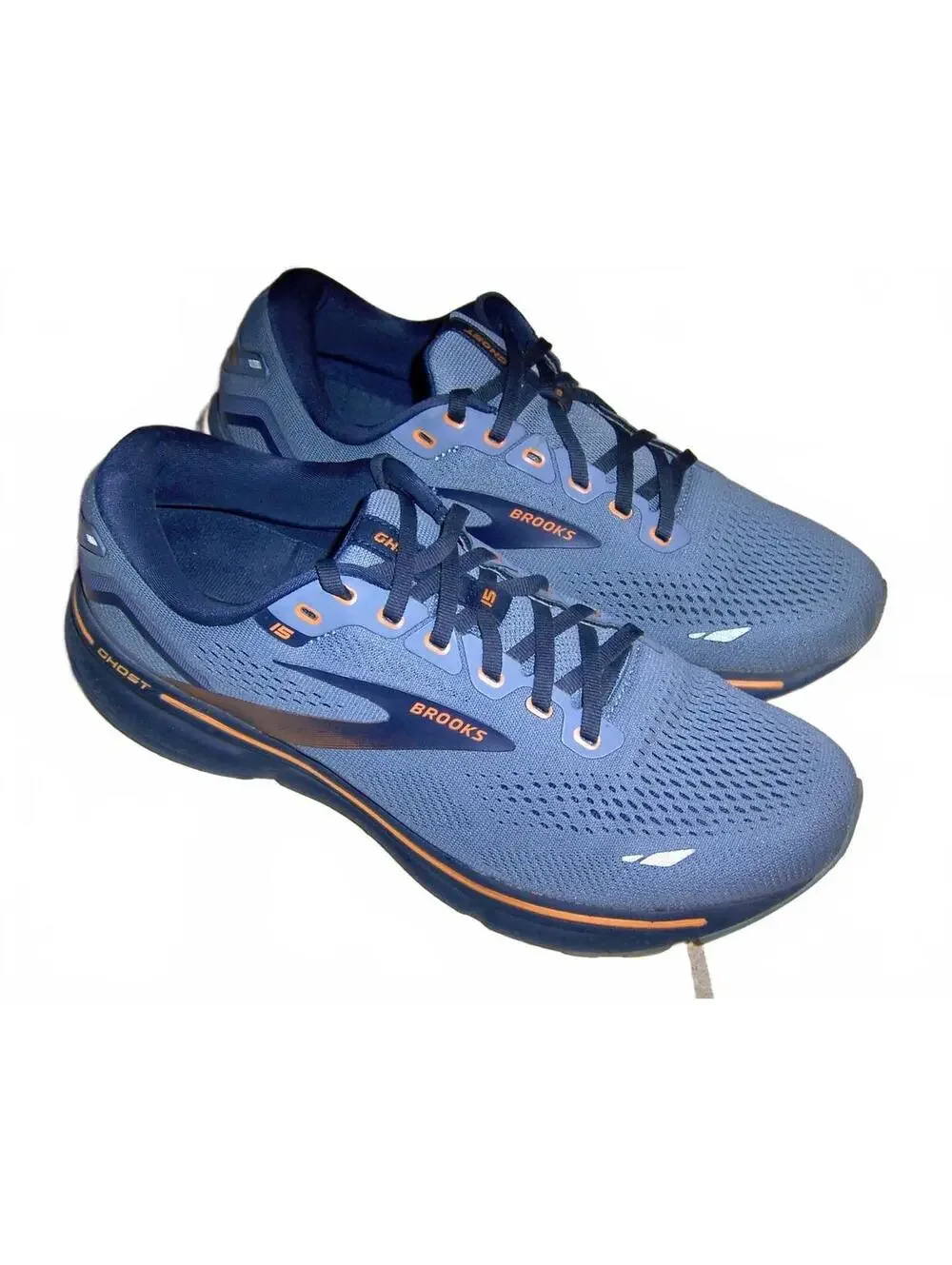 Brooks Ghost 15 Mens Running Shoes - Flint Blue/Peacoat US 9